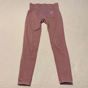 Dusty Pink Marl Gymshark Vital Seamless Leggings